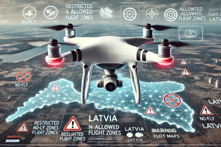 DJI dronos gaisa telpas kartes vairs neatjaunojas automātiski