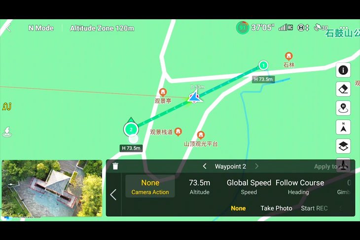 DJI Waypoints
