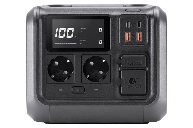 Portatīvā jaudas stacija DJI Power 500 ārpus telpām profesionālai video tehnikas uzlādei